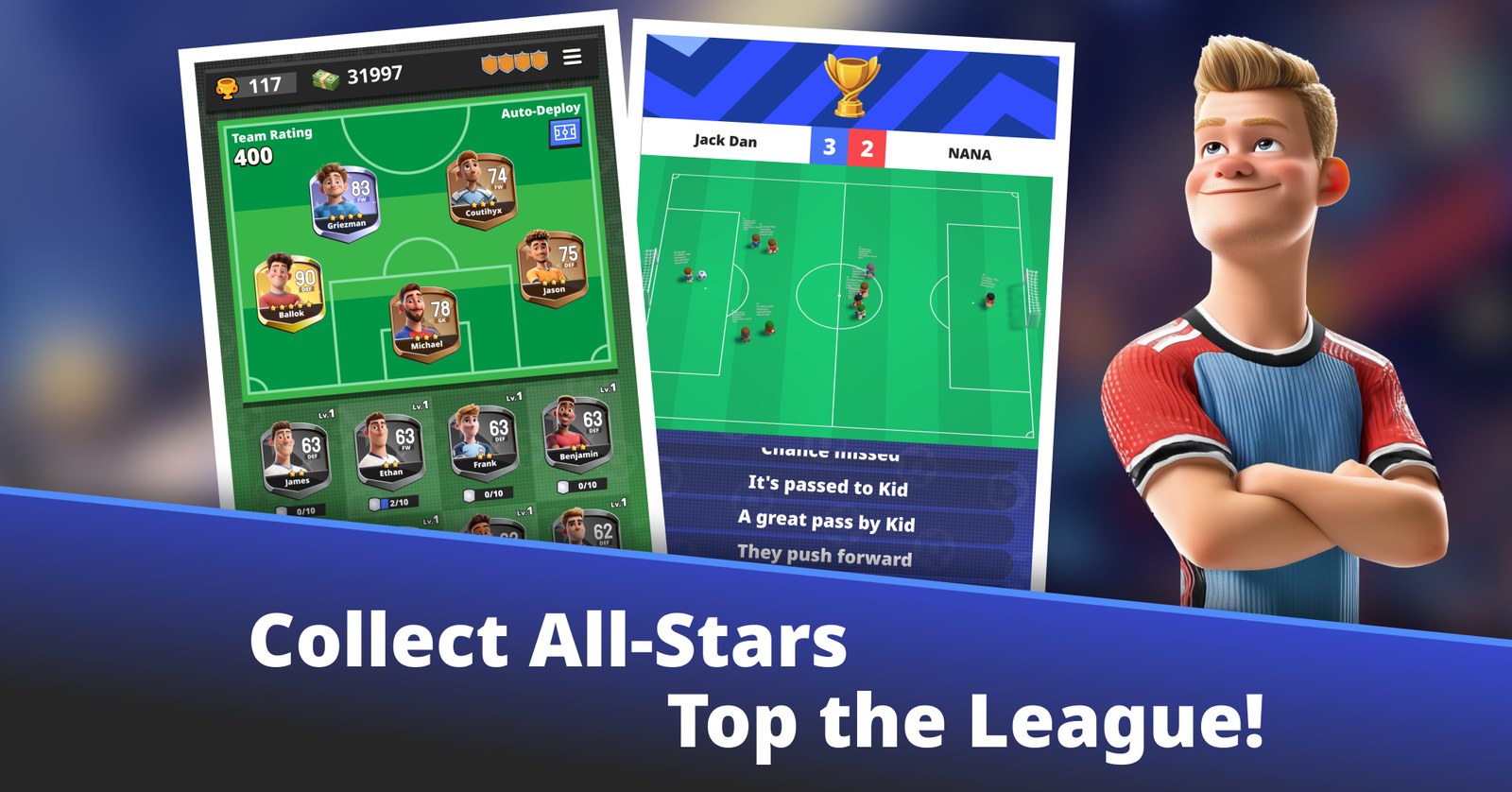 Football Go! - Collect All-Stars, Top the League!